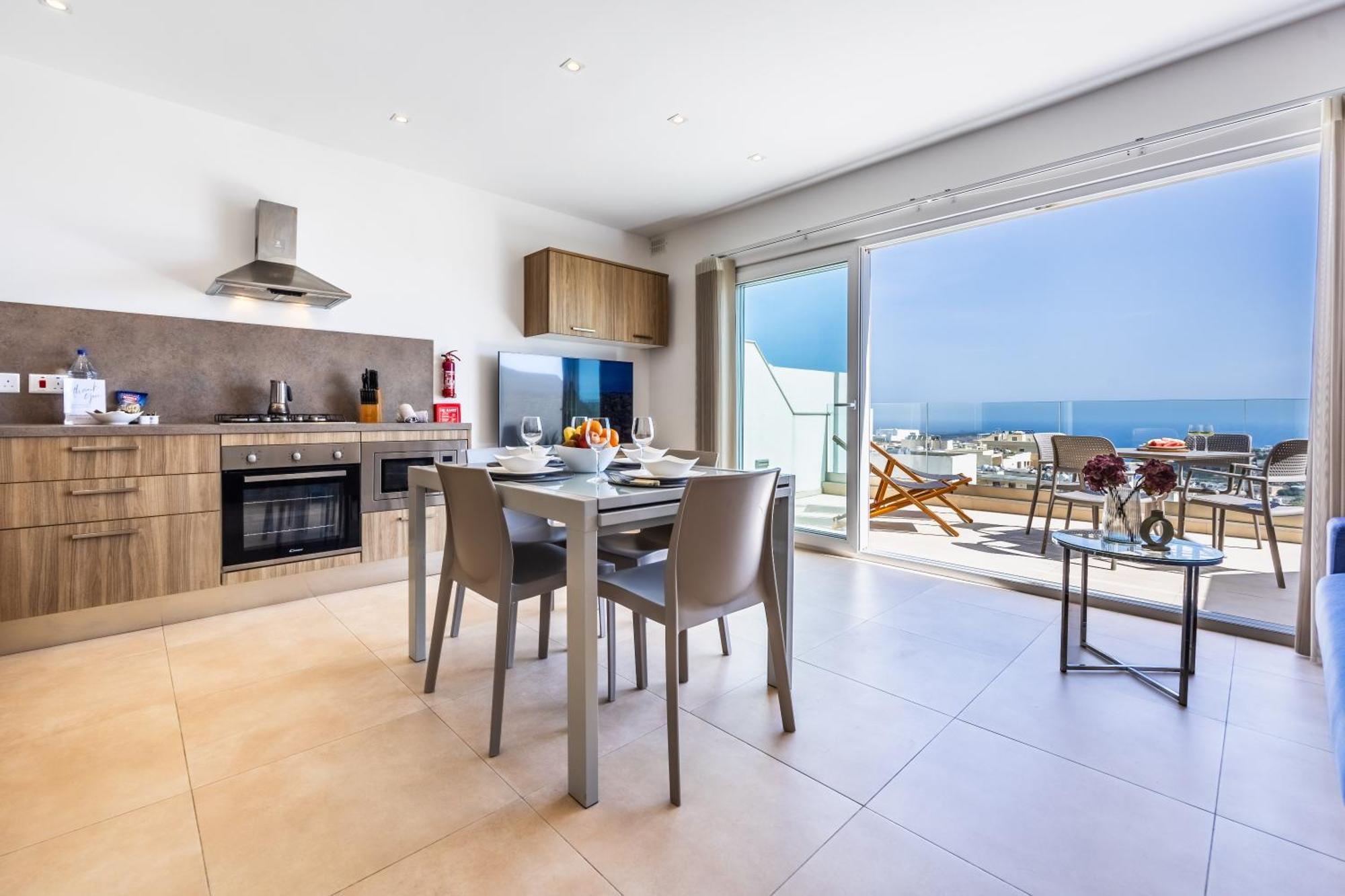 Fl7 Thelodge-Amazing View W Big Terrace By Homely Mellieħa Eksteriør bilde